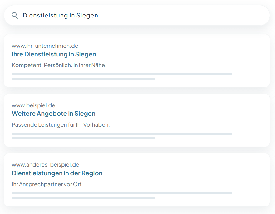 Suchmaschinenoptimierung SEO